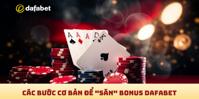 Các bước cơ bản để săn bonus Dafabet