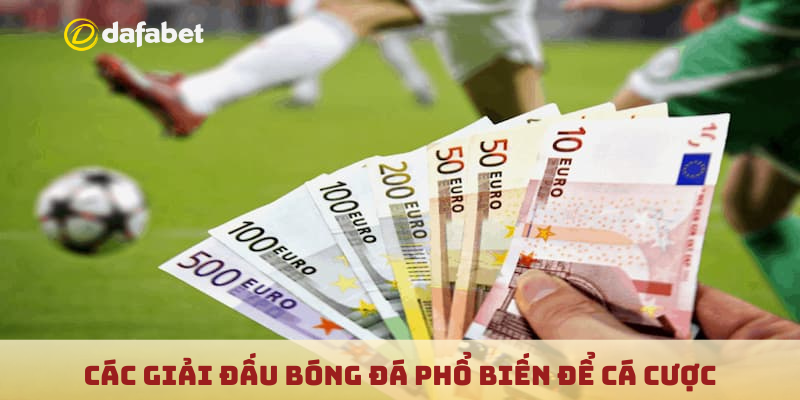 Các giải đấu bóng đá phổ biến để cá cược